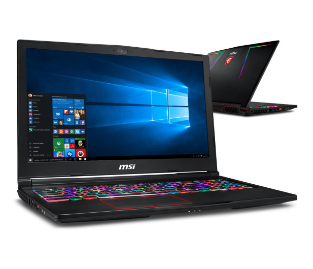 MSI GE63 i7-8750H/16GB/1TB+256/Win10 GTX1070 120Hz - 436381 - zdjęcie